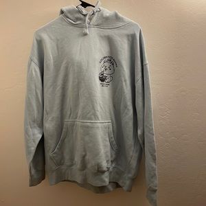 Blue Graphic Hoodien